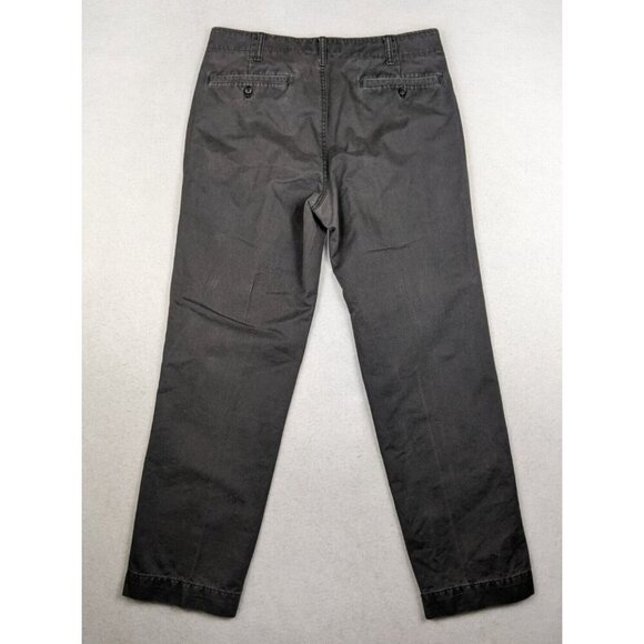 JOSEPH ABBOUD - MEN'S GRAY FLAT FRONT CHINO PANTS - SIZE 33X28 - FLAWS - Picture 11 of 12